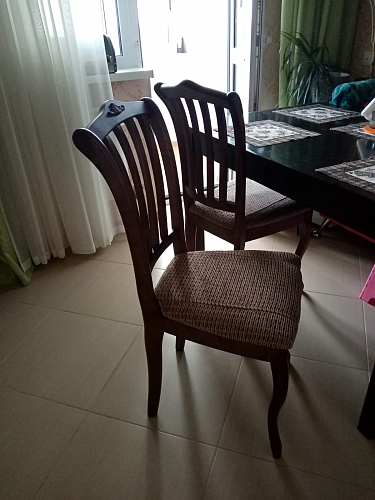 Деревянный стул Виньетта орех / мерц белый люкс фото покупателя 2